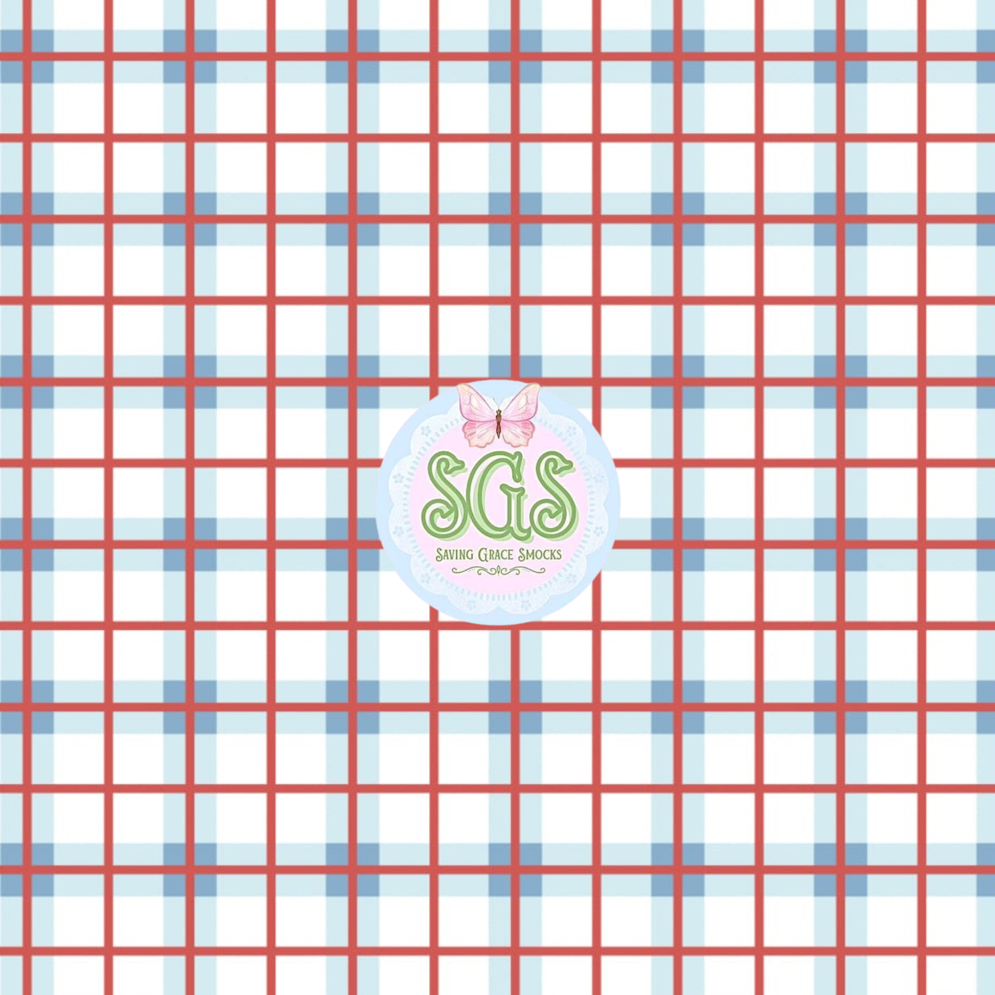 BOYS PATRIOTIC PLAID SHORTIE SET