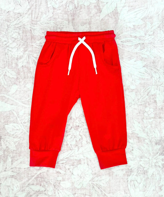 BOYS RED JOGGERS