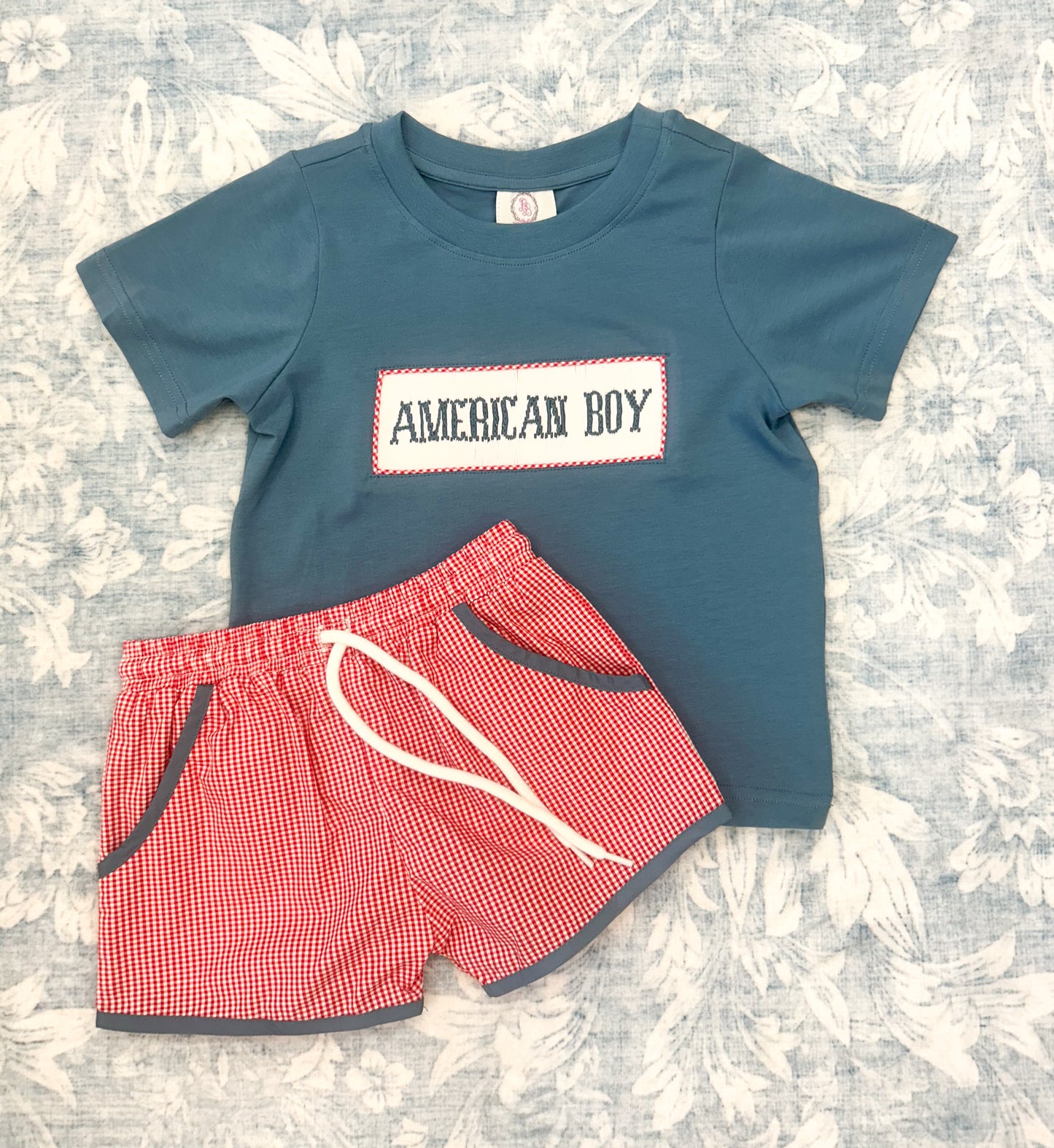 BOYS AMERICAN CUTIE SHORT SET