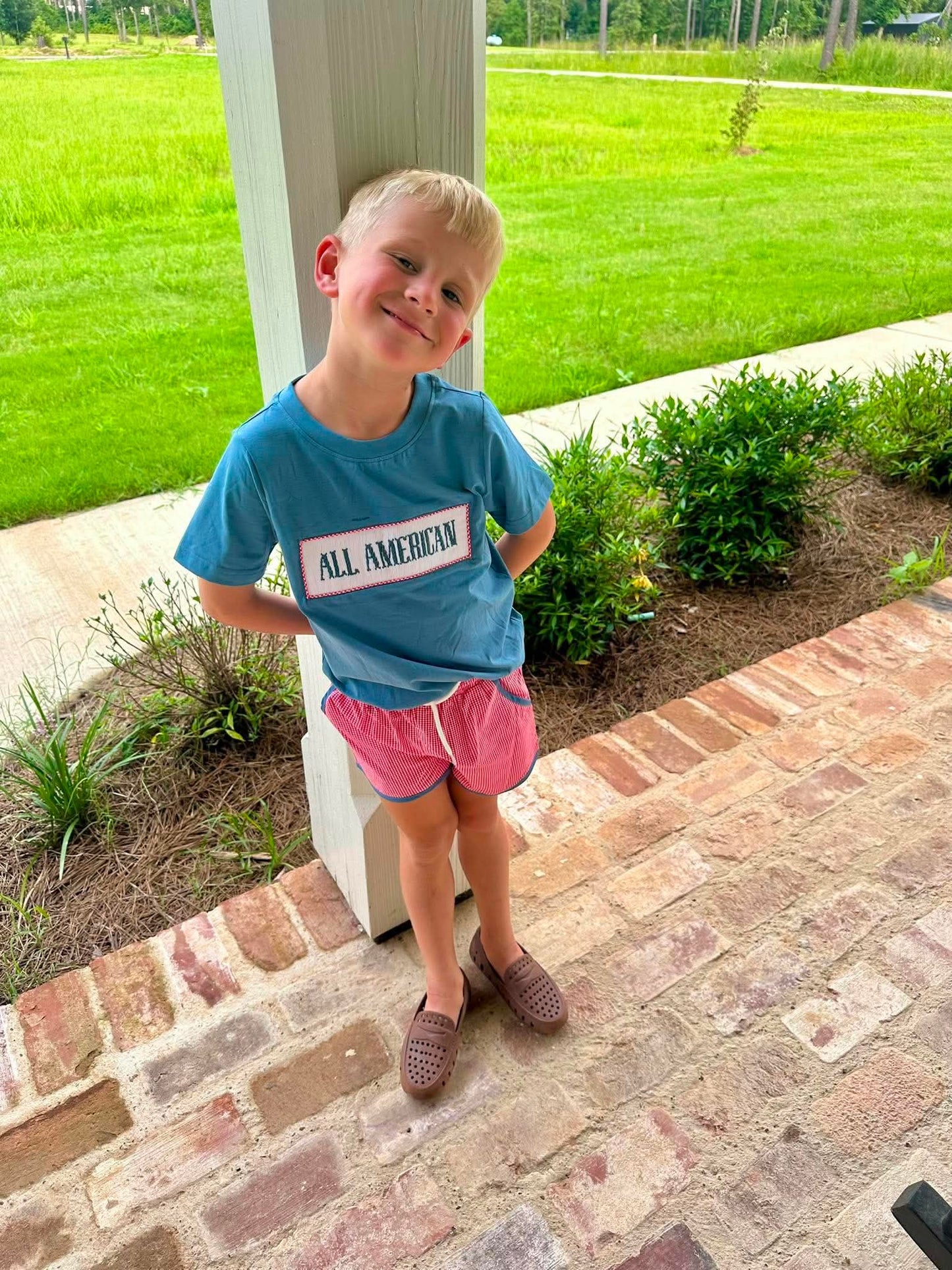 BOYS AMERICAN CUTIE SHORT SET