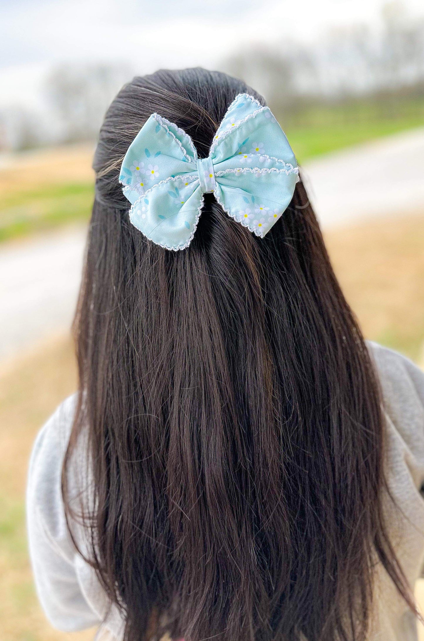 SPRING PICNIC HAIR BOW