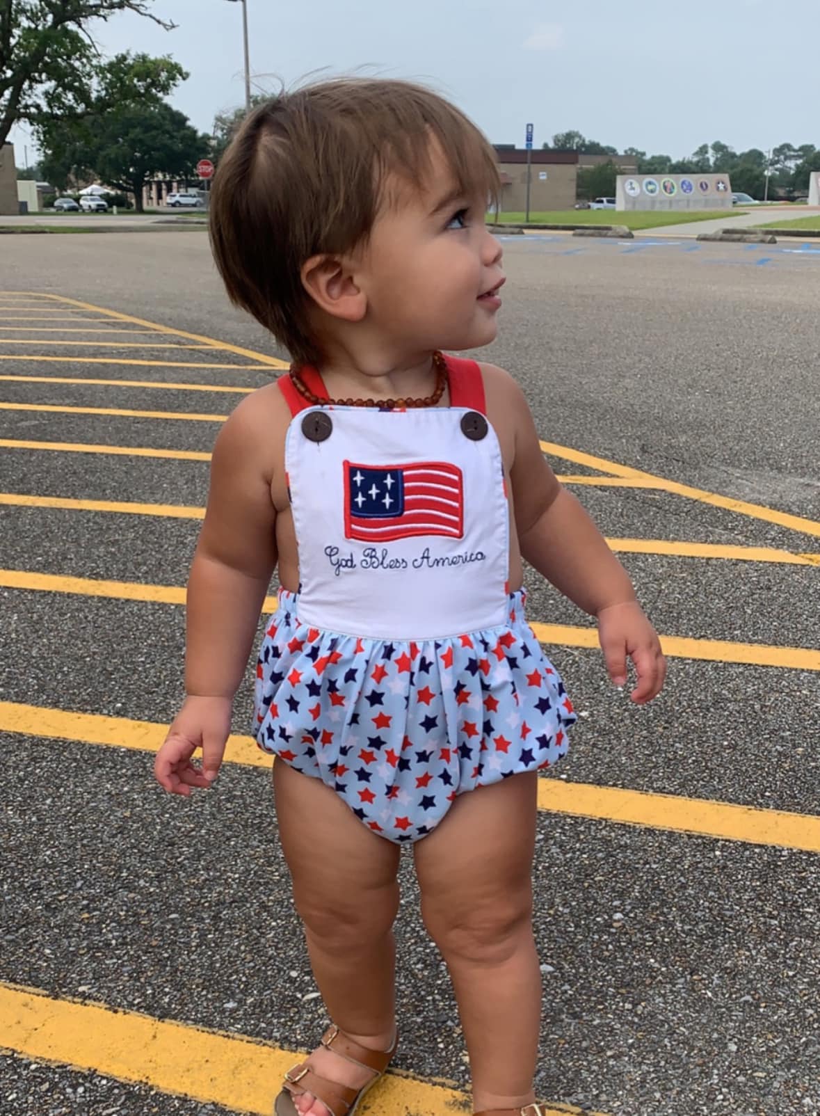 GOD BLESS AMERICA BOY BUBBLE