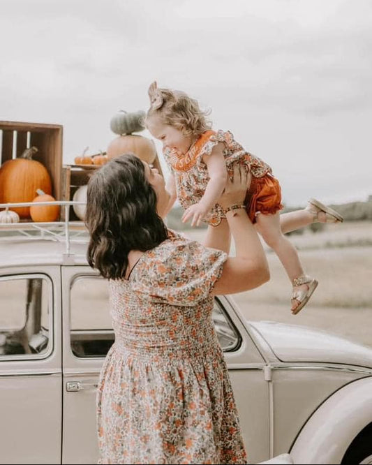 BRISK FLORAL MOM DRESS