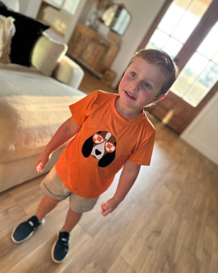BOY COOL SMOKEY APPLIQUE TEE