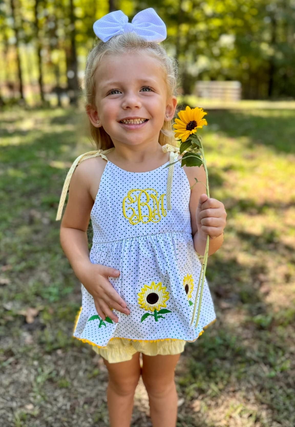 SUNFLOWER FIELDS BLOOMER SET