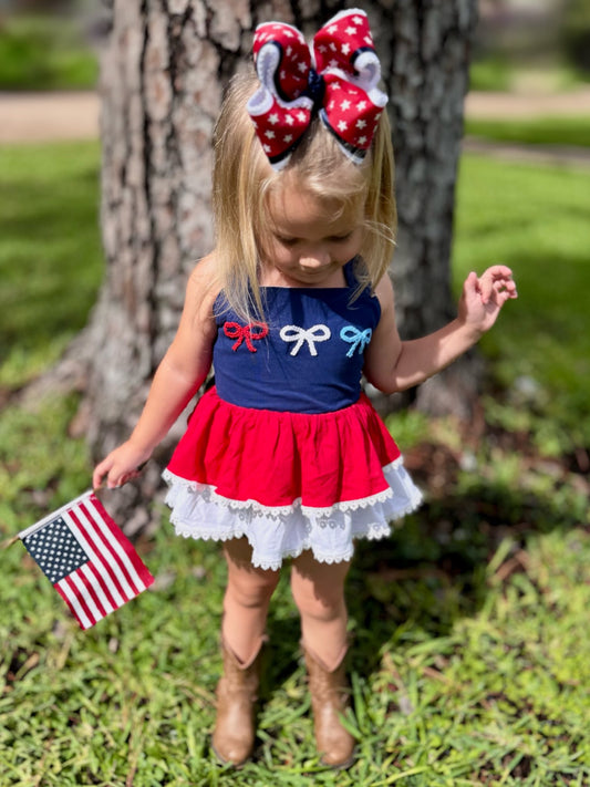 ALL AMERICAN FRENCH KNOT GIRL BUBBLE
