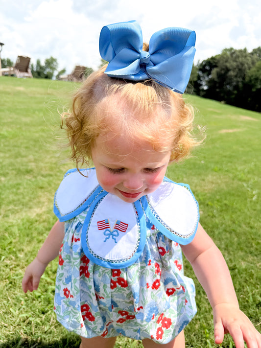 GIRLS PATRIOTIC PETALS BUBBLE