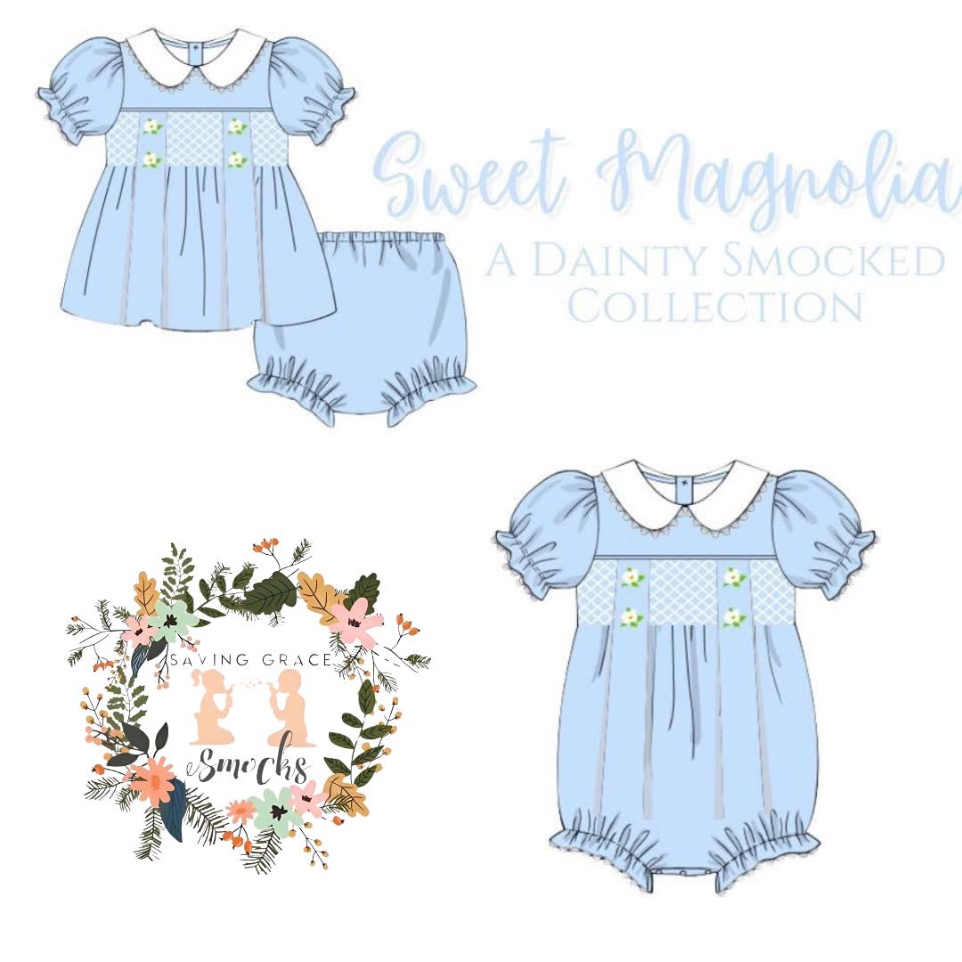 SWEET MAGNOLIA BLOOMER SET