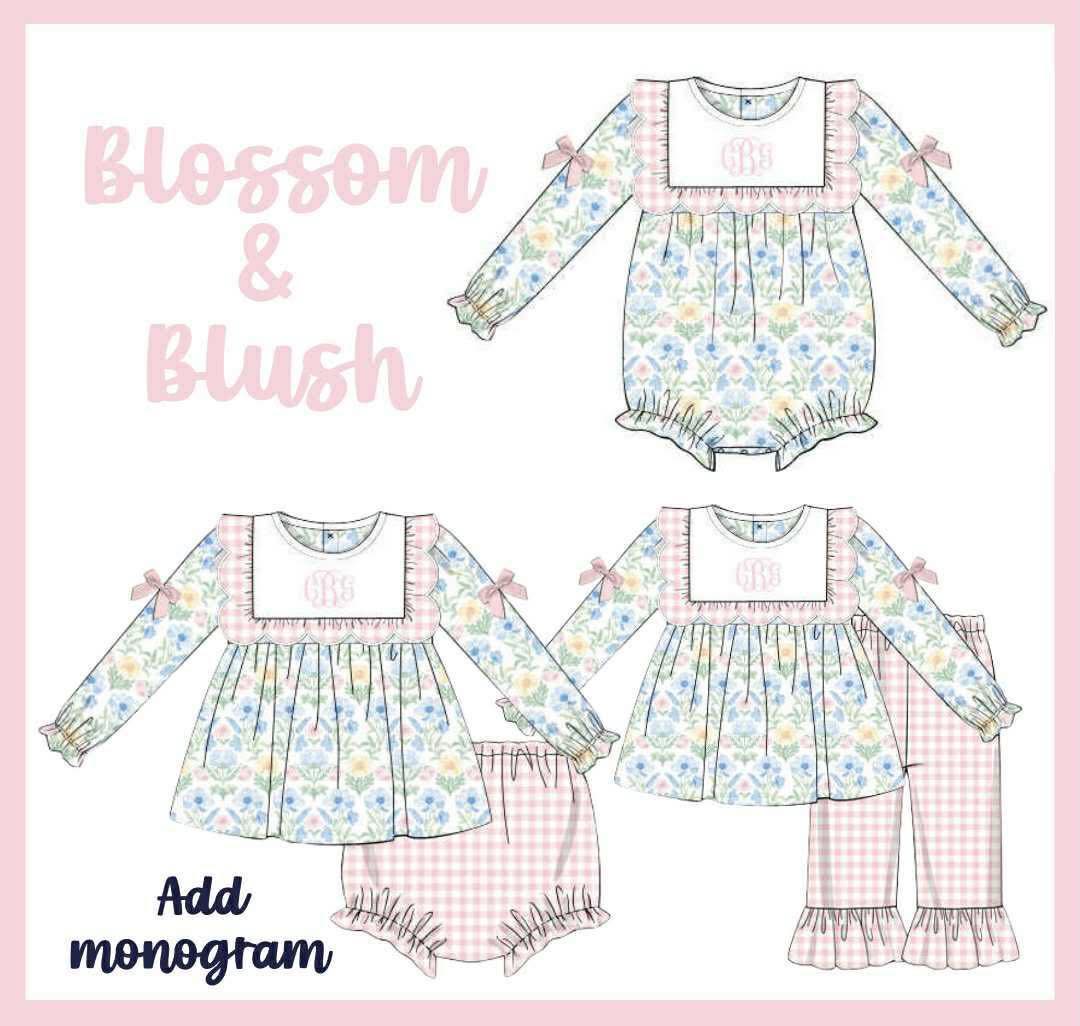 BLOSSOM & BLUSH GIRL PANT SET