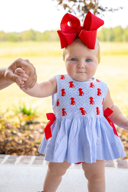 REB GEO SMOCK BLOOMER SET