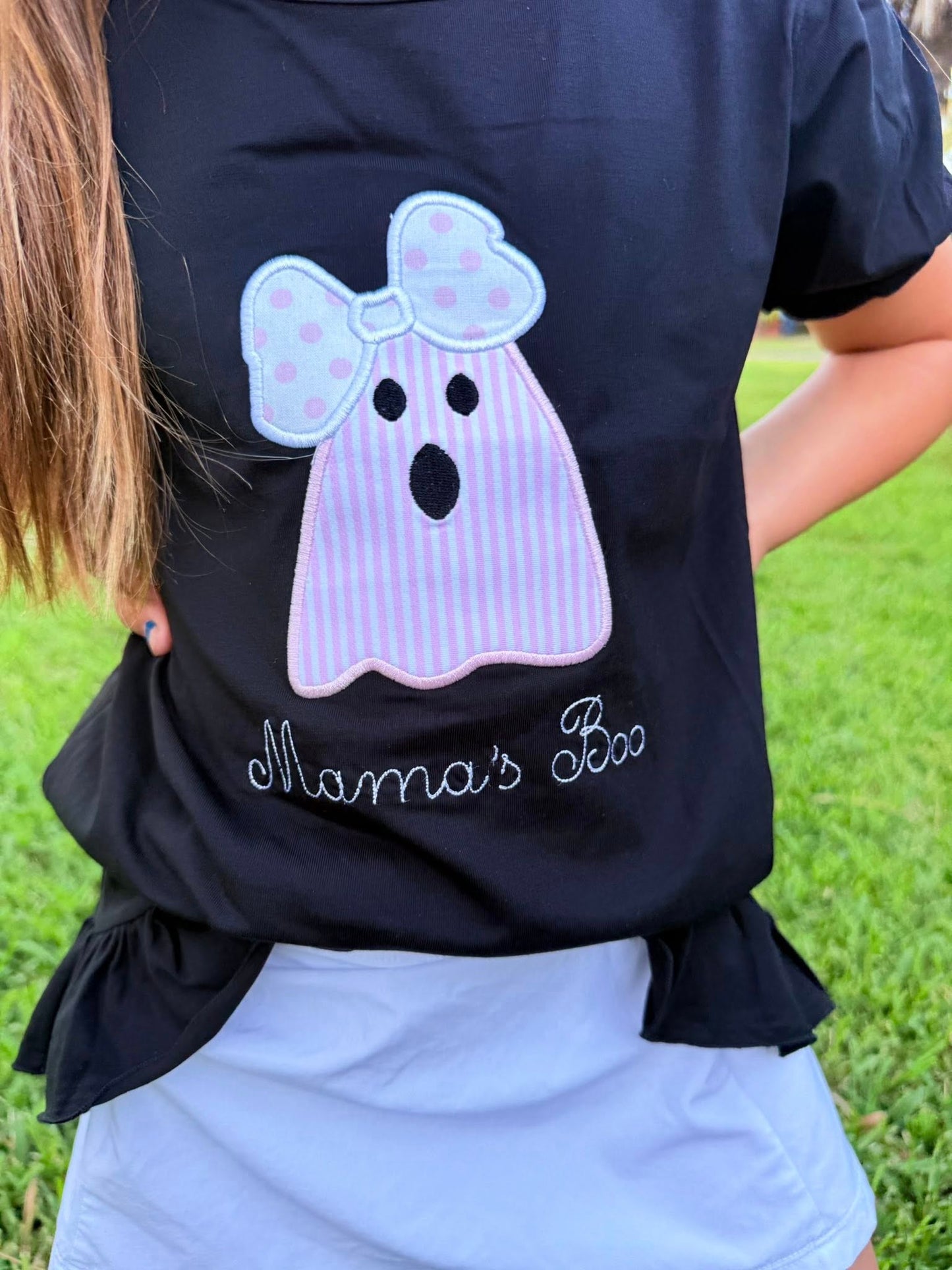 GIRL HALLOWEEN TEES GHOST SHIRT