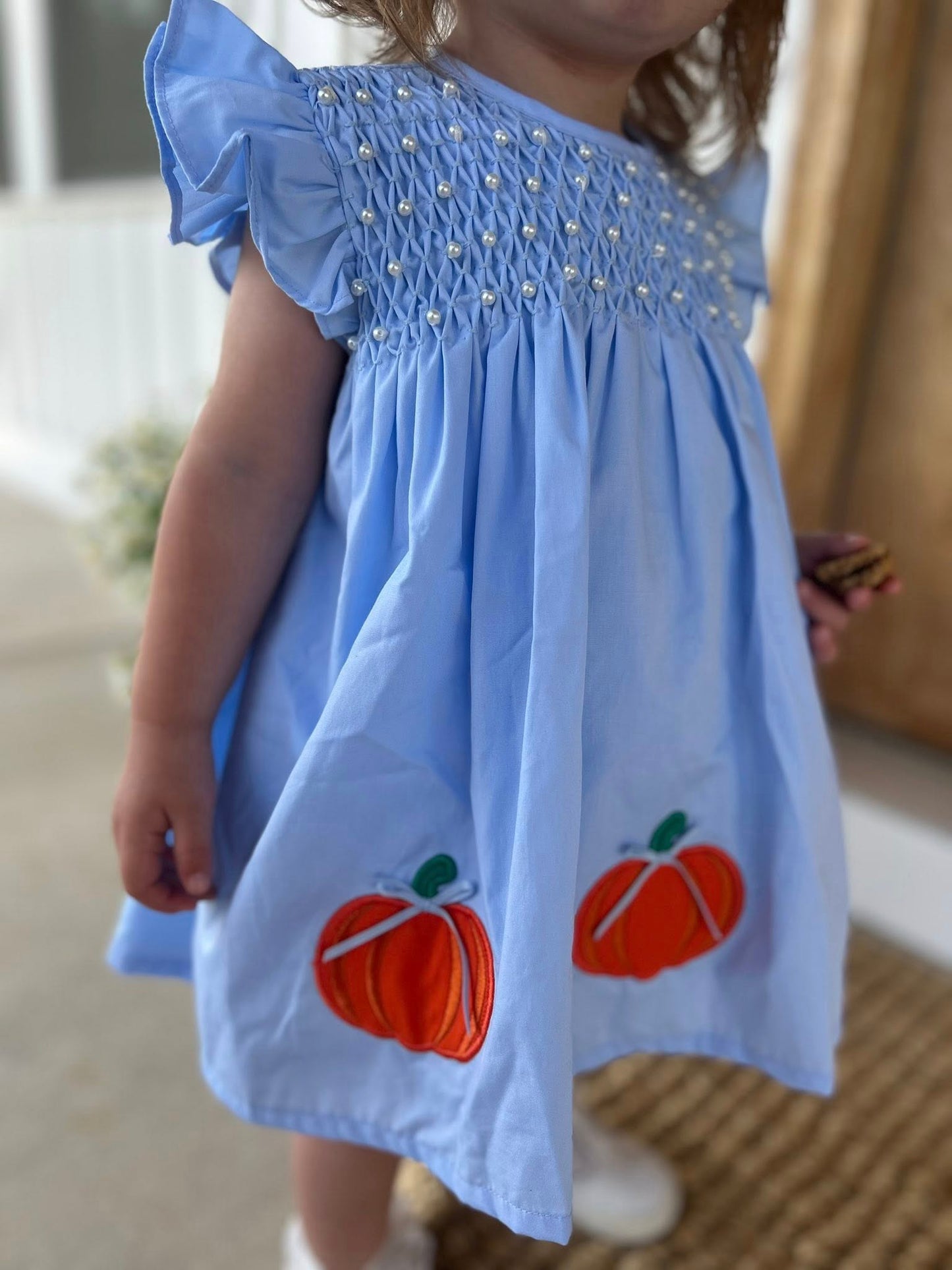 PUMPKIN VINE GIRL SKIRTED BUBBLE