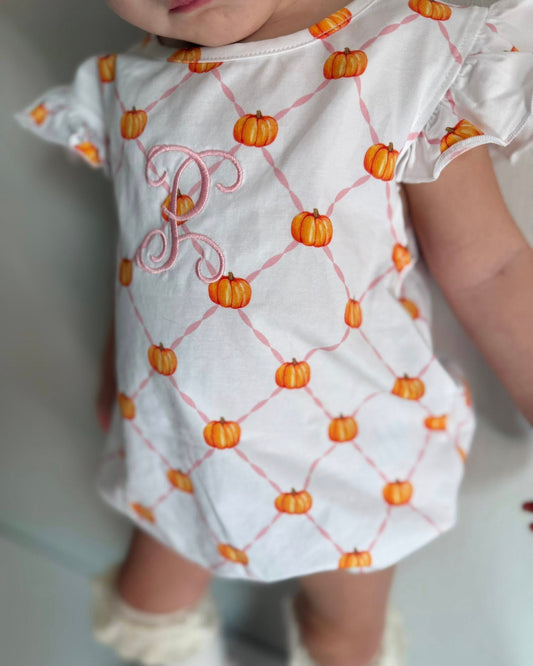 PUMPKIN TRELLIS GIRL BUBBLE