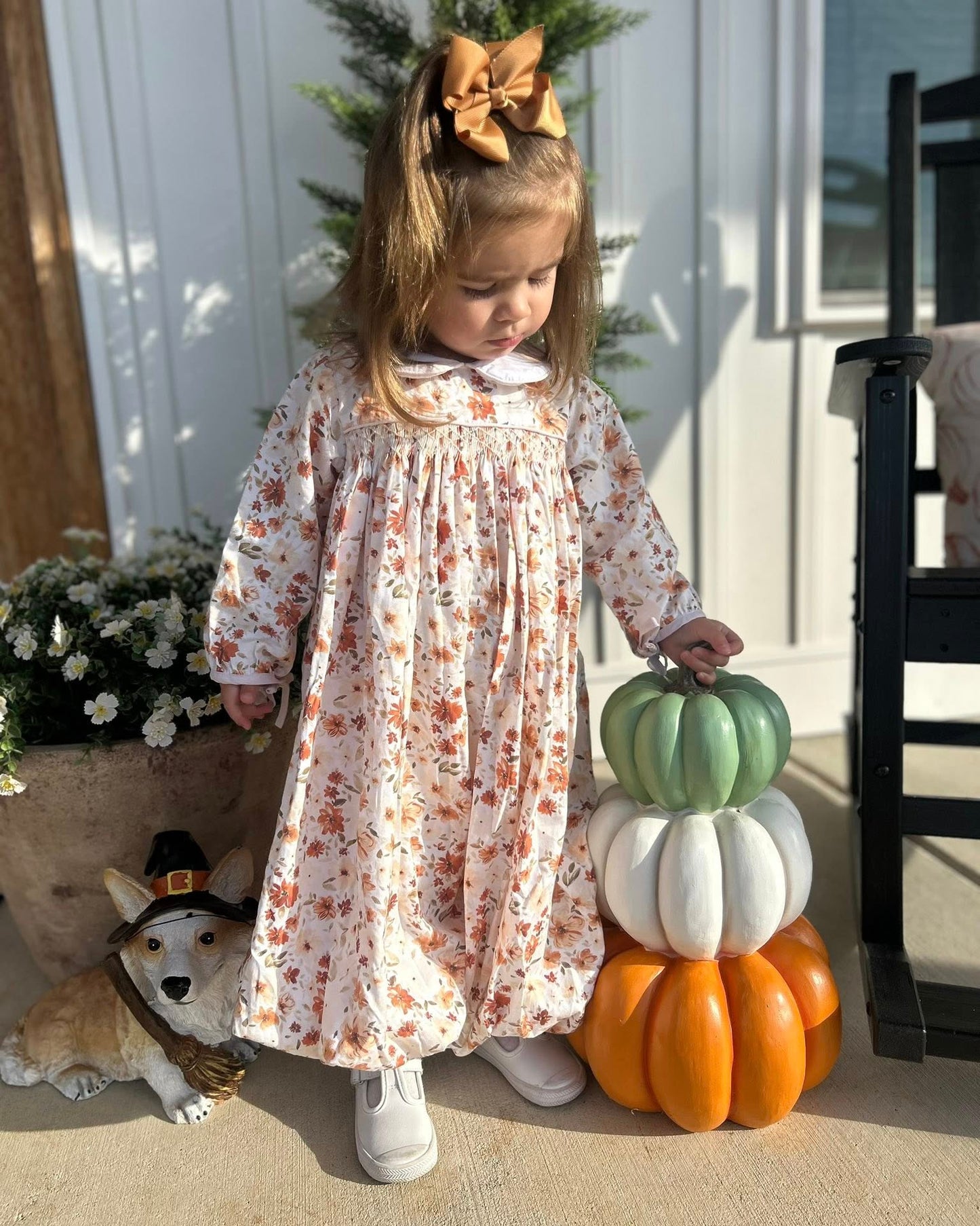 FALL NEUTRALS FAMILY GIRL ROMPER