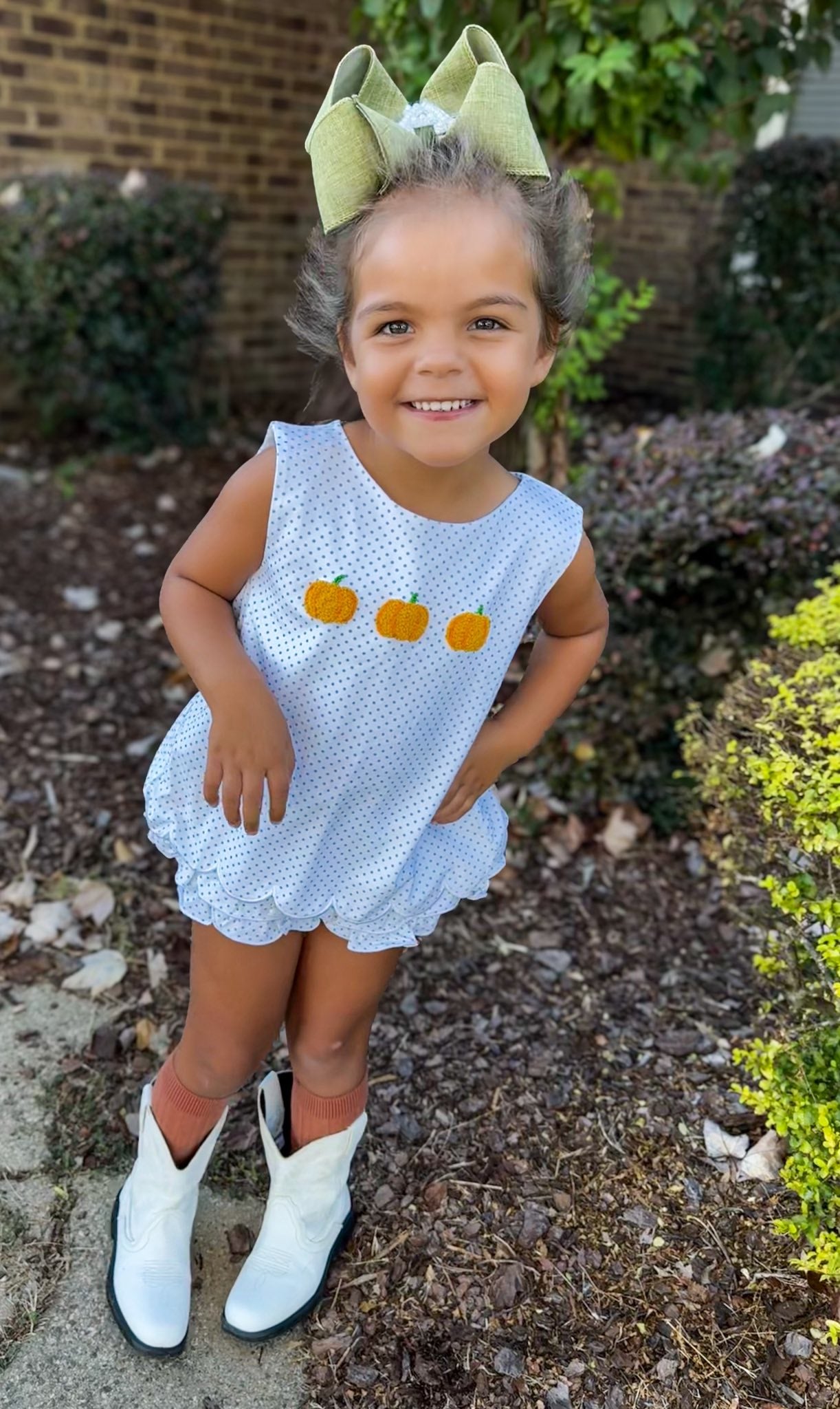 PUMPKIN TRIO BLOOMER SET