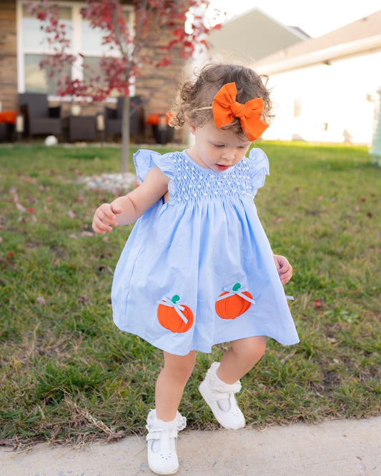 PUMPKIN VINE GIRL SKIRTED BUBBLE