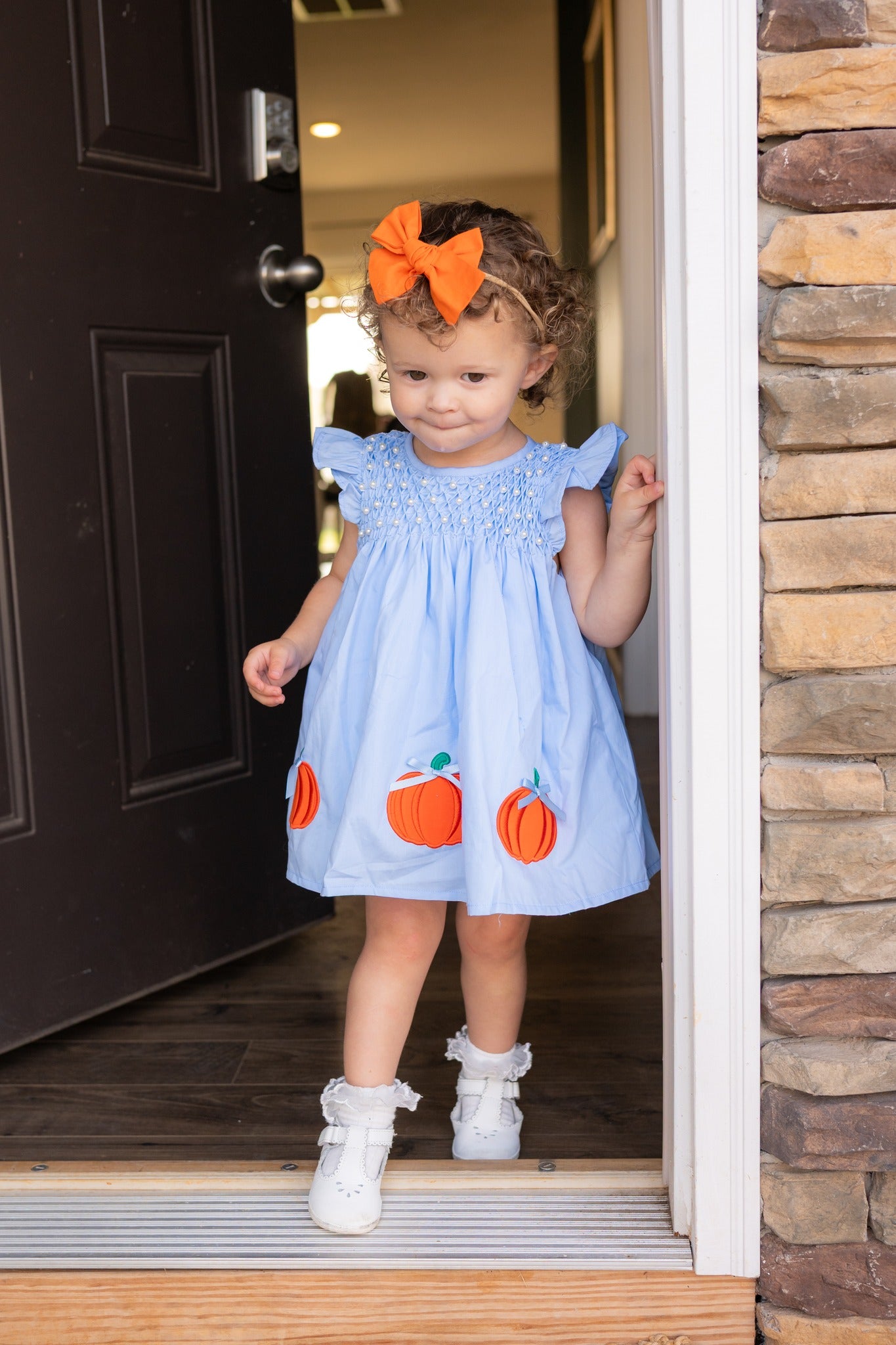 PUMPKIN VINE GIRL SKIRTED BUBBLE