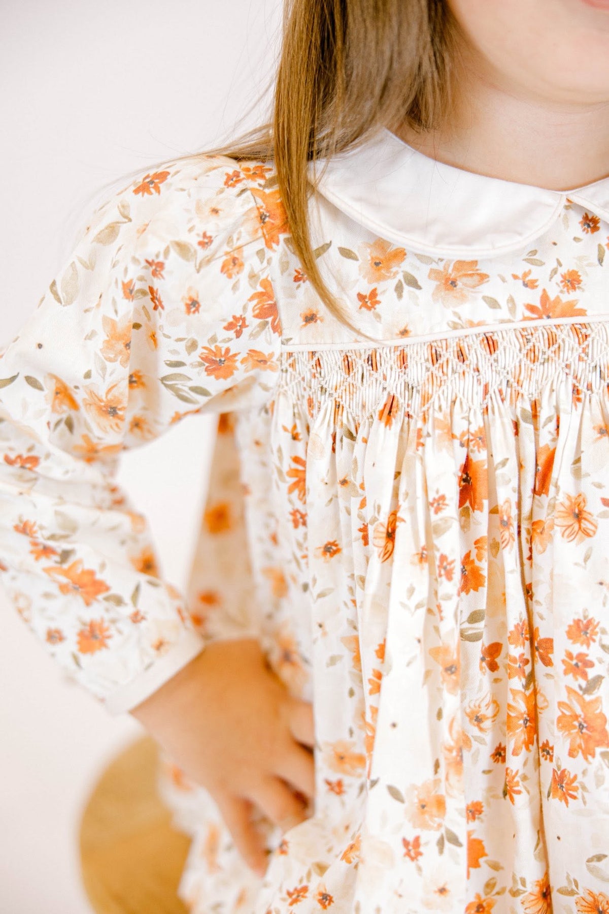 GIRL AUTUMN FLORAL ROMPER