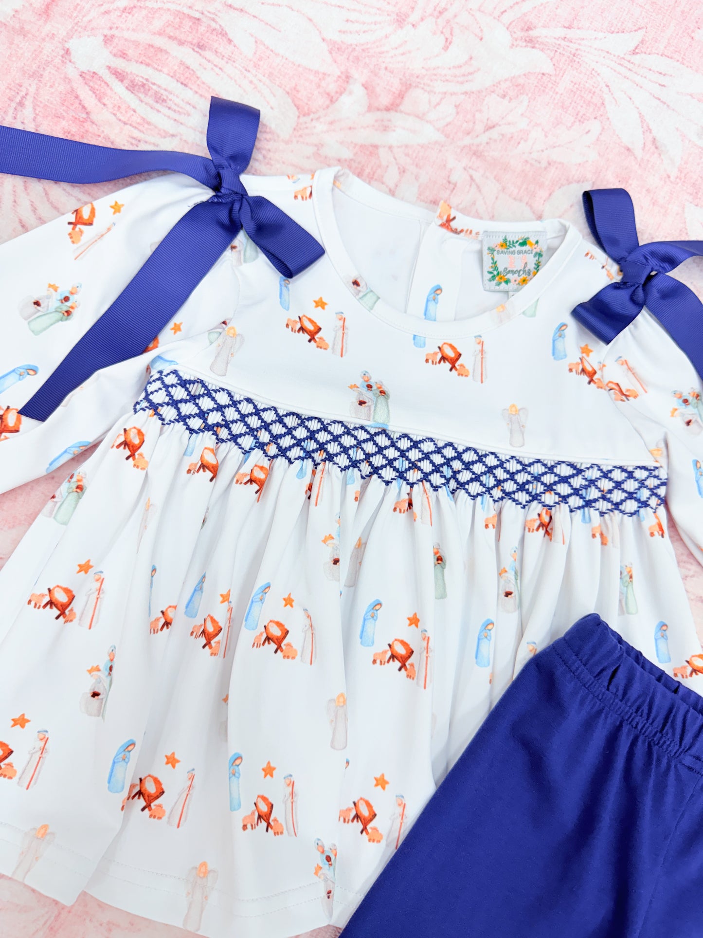 AWAY IN A MANGER GIRL PANT SET