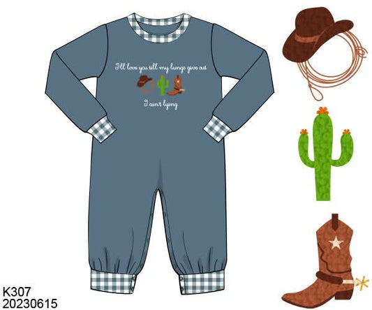 WS PO80: Boys I Ain’t Lying Romper