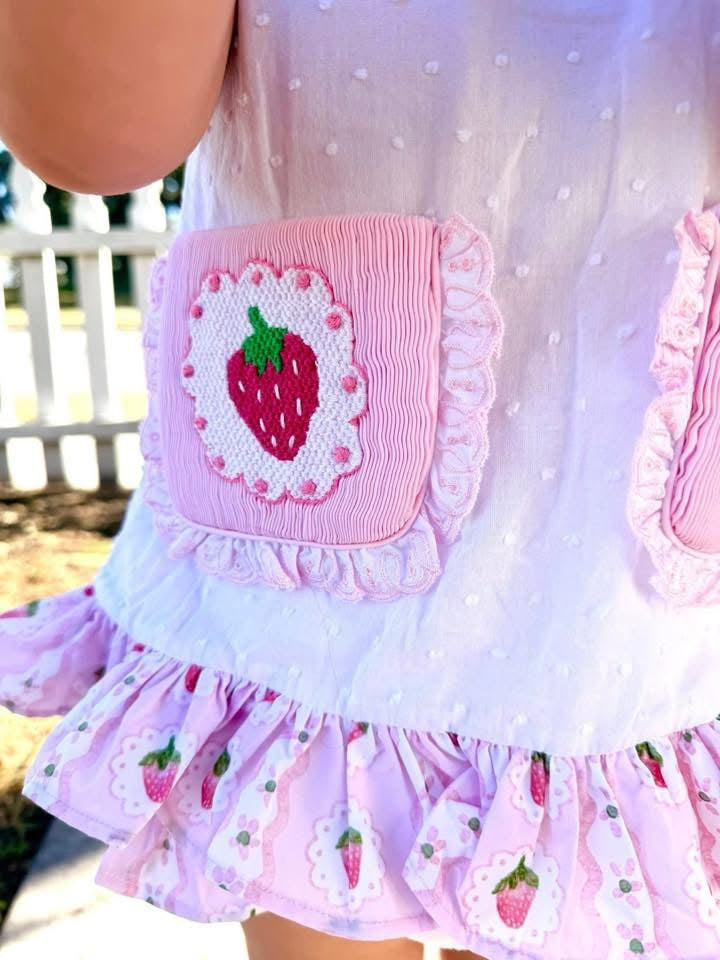 GIRLS SO BERRY SWEET BLOOMER SET