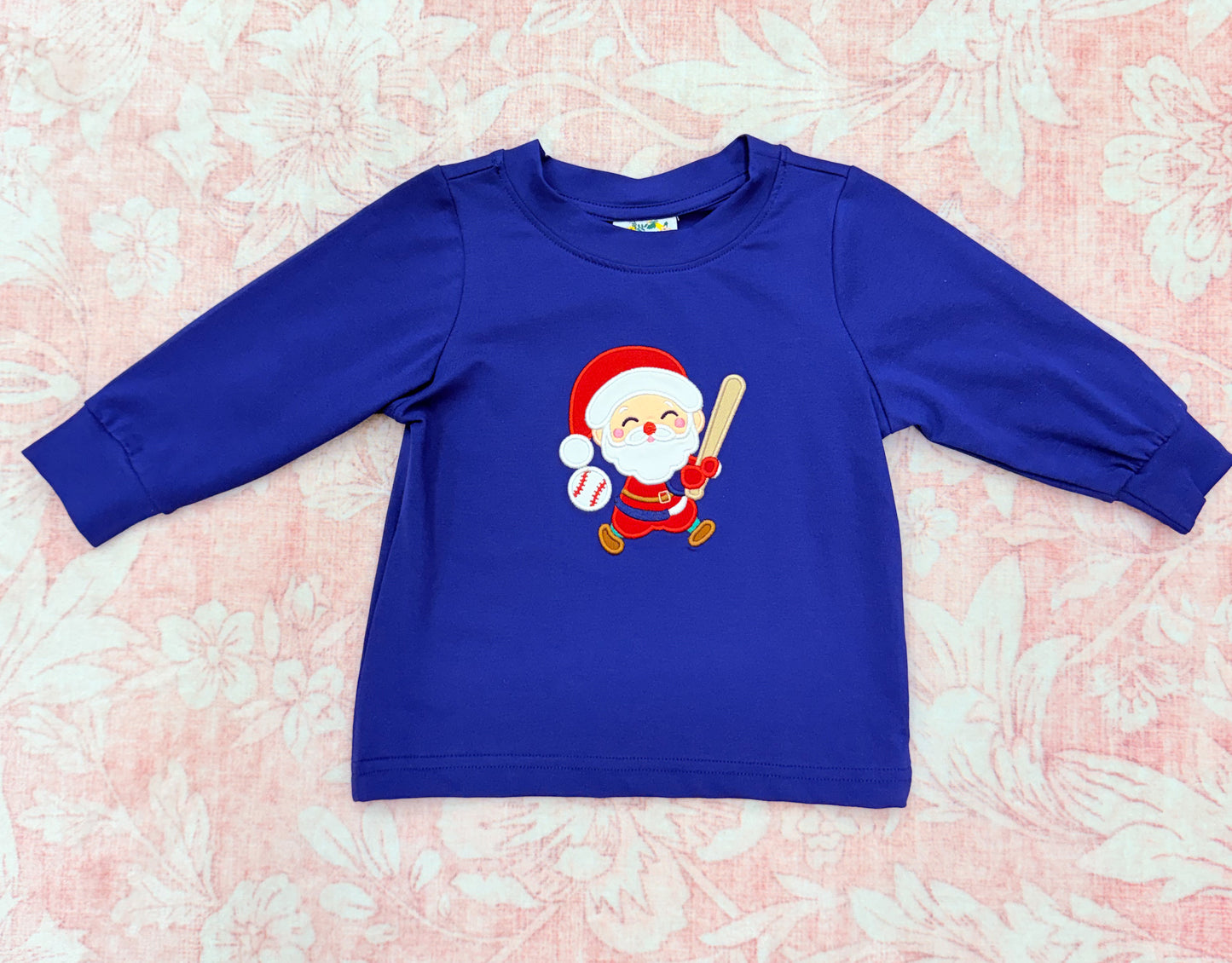 APPLIQUE FOR THE FELLAS SPORTY SANTA SHIRT