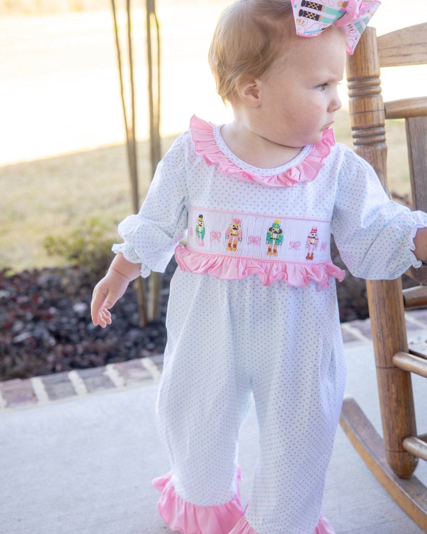 NUTCRACKER DREAMS GIRL ROMPER