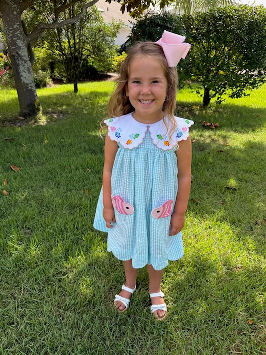 GIRLS FISH TALES DRESS