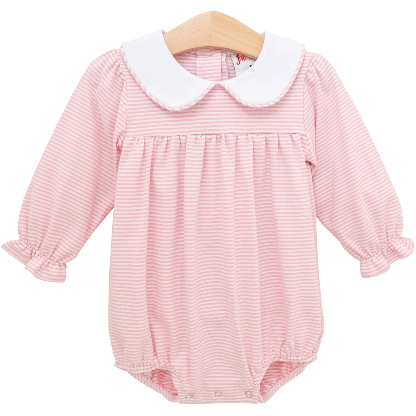 GIRL LOTTIE BUBBLE - LIGHT PINK STRIPE