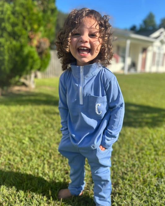 PERIWINKLE CARDIGAN JOGGER SET