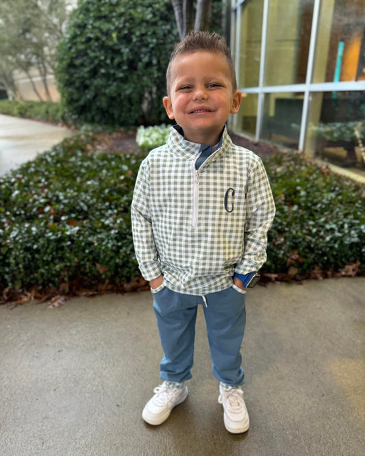 WINTER JOGGER SETS BOYS GREEN/BLUE