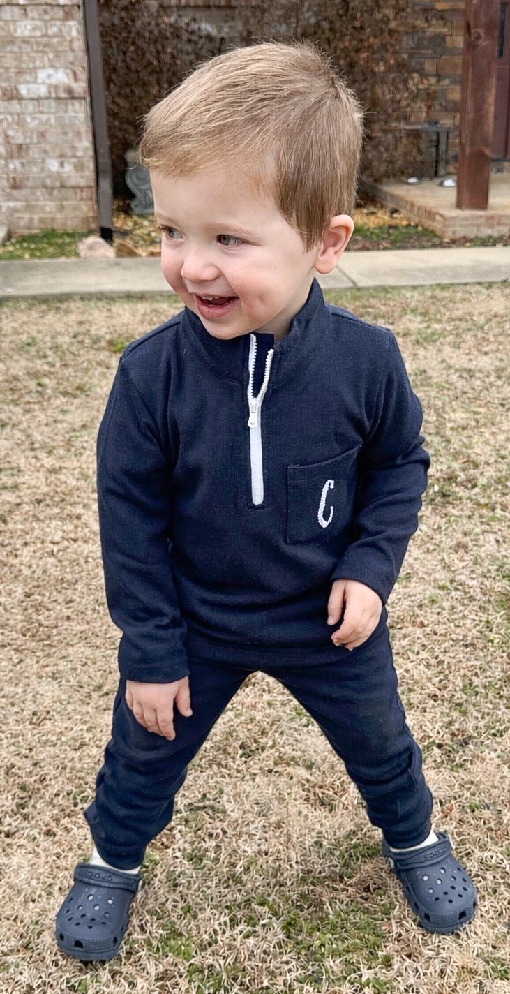 NAVY CARDIGAN JOGGER SET