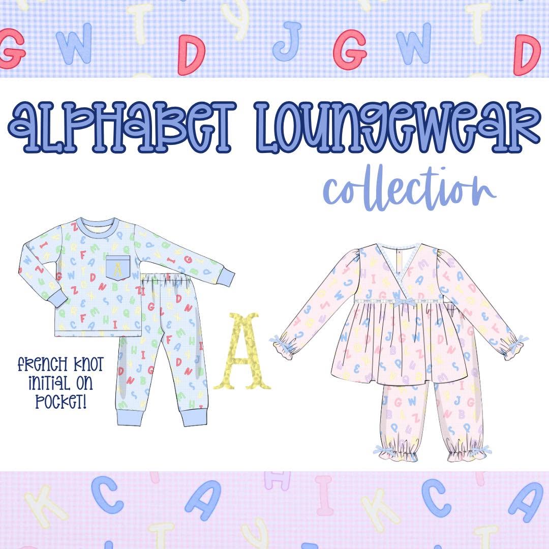 BOY ALPHABET LOUNGEWEAR SET