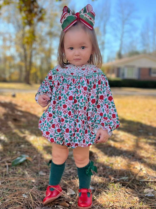 PRETTY POINSETTIAS GIRL BUBBLE