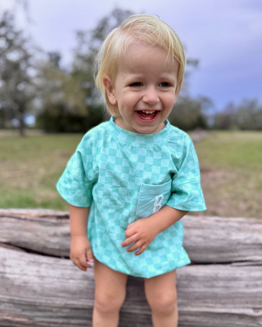 SPRING CASUAL BOY CHECKER BUBBLE