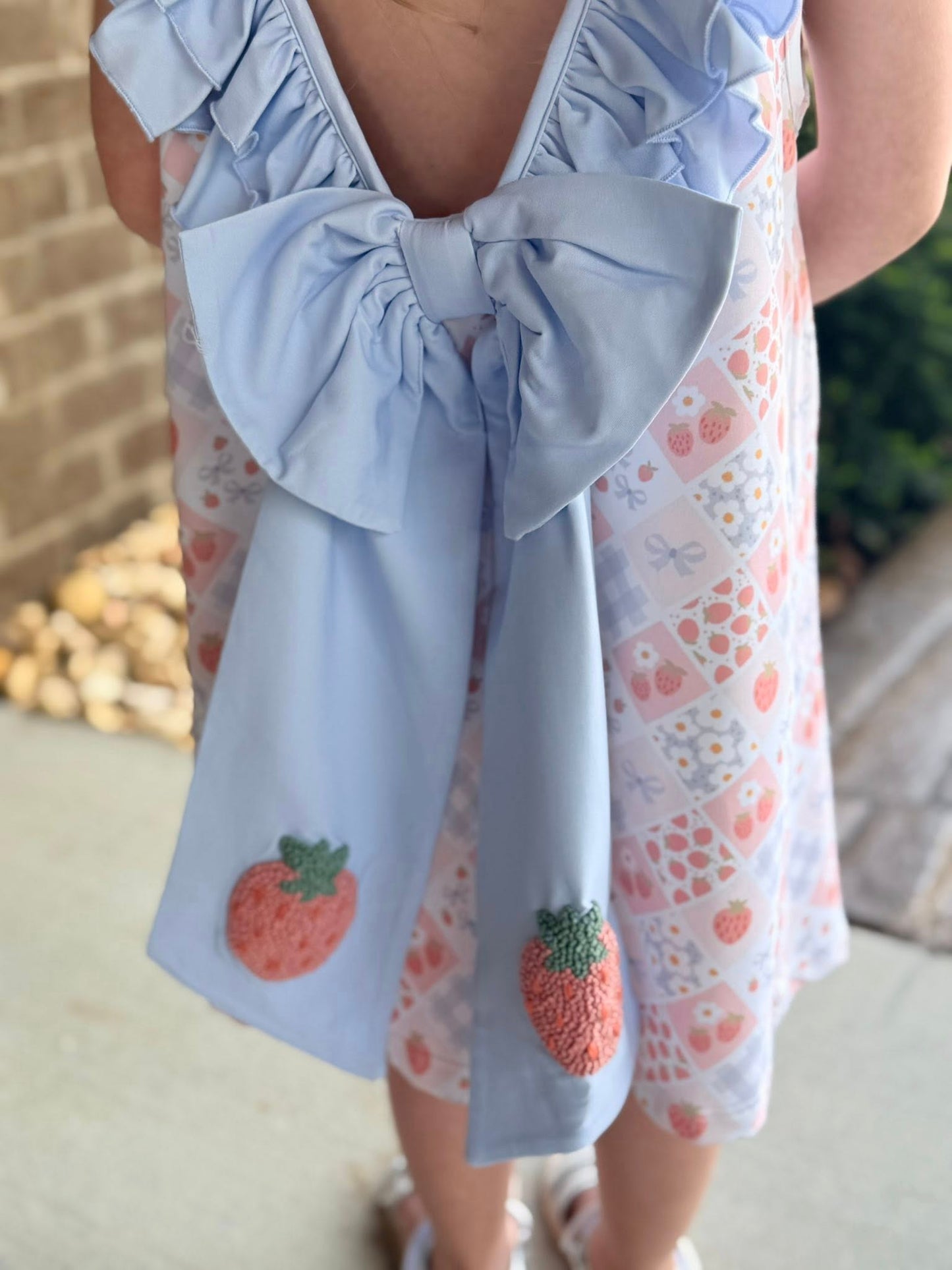 BERRY CUTE PATCHWORK DRESS