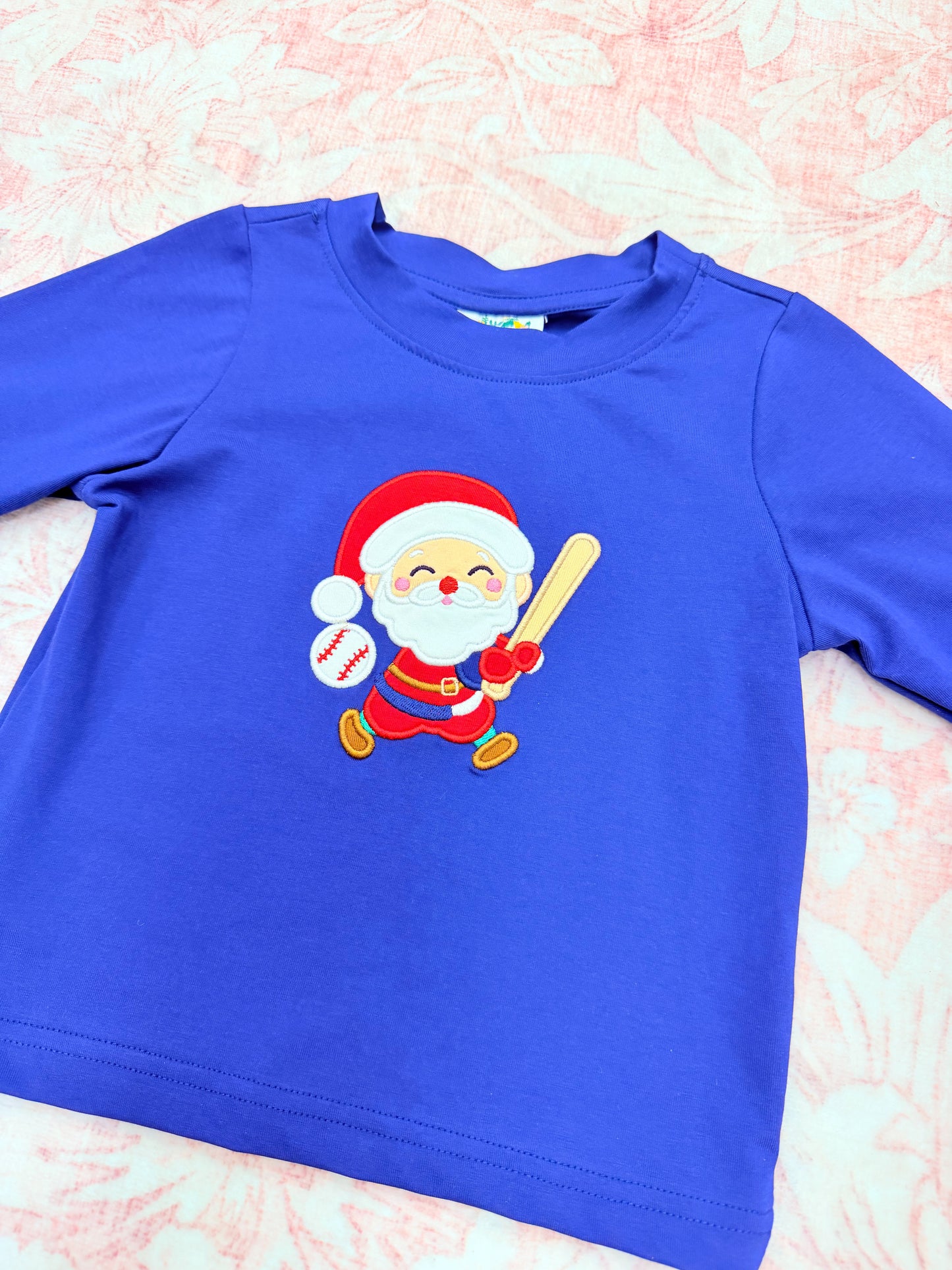 APPLIQUE FOR THE FELLAS SPORTY SANTA SHIRT
