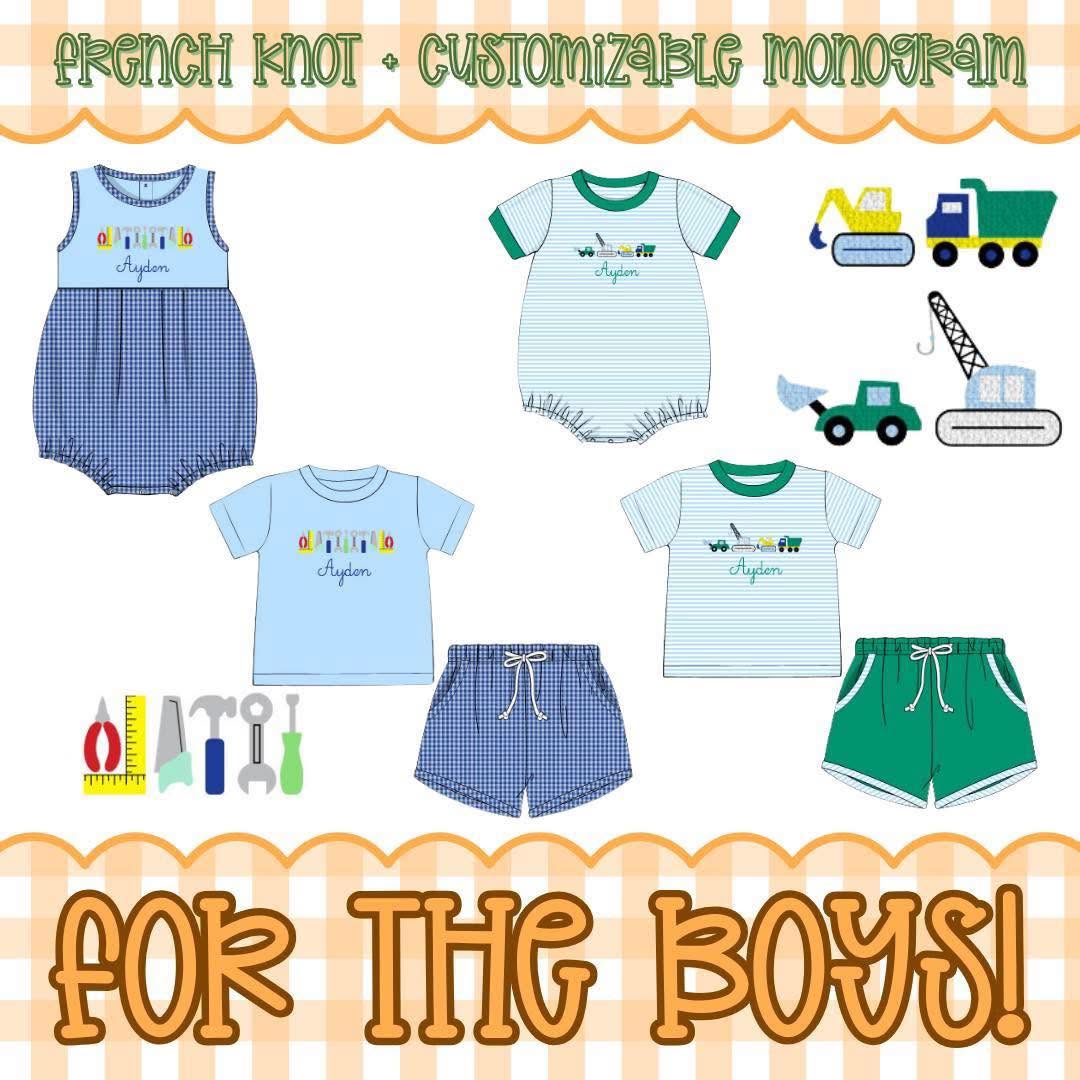 FOR THE BOYS - FRENCH KNOT EQUIPMENT SHORT SET