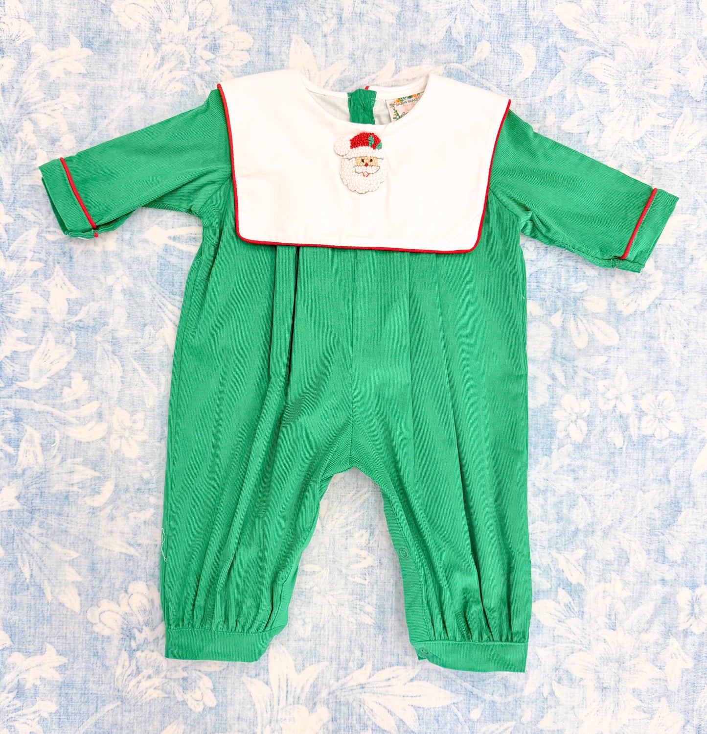 SANTA & CORDUROY BOY ROMPER