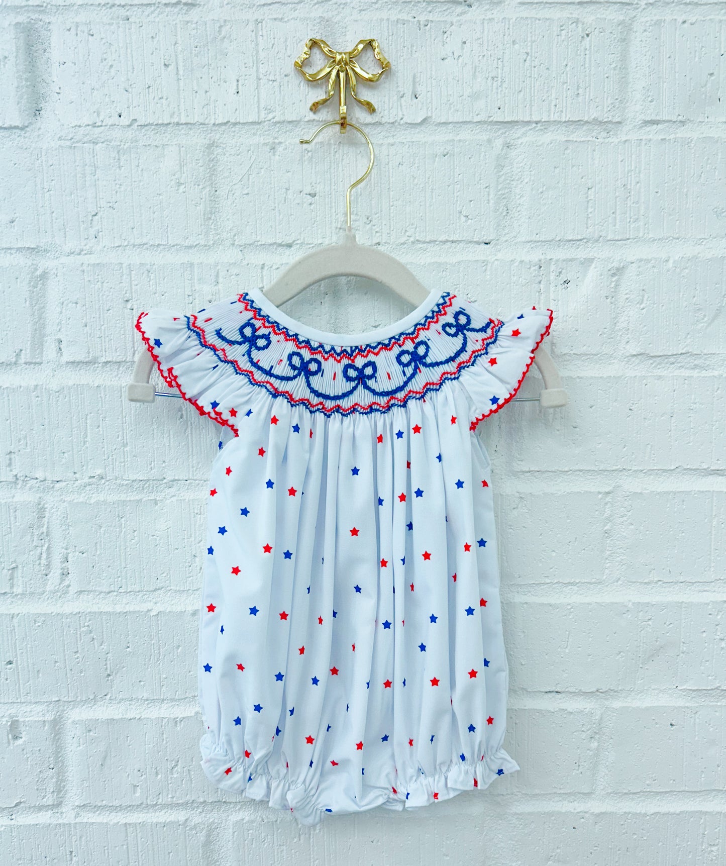 AMERICAN GIRL BOW SMOCK GIRL BUBBLE