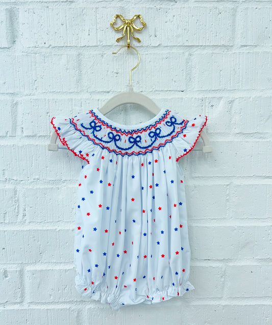 AMERICAN GIRL BOW SMOCK GIRL BUBBLE