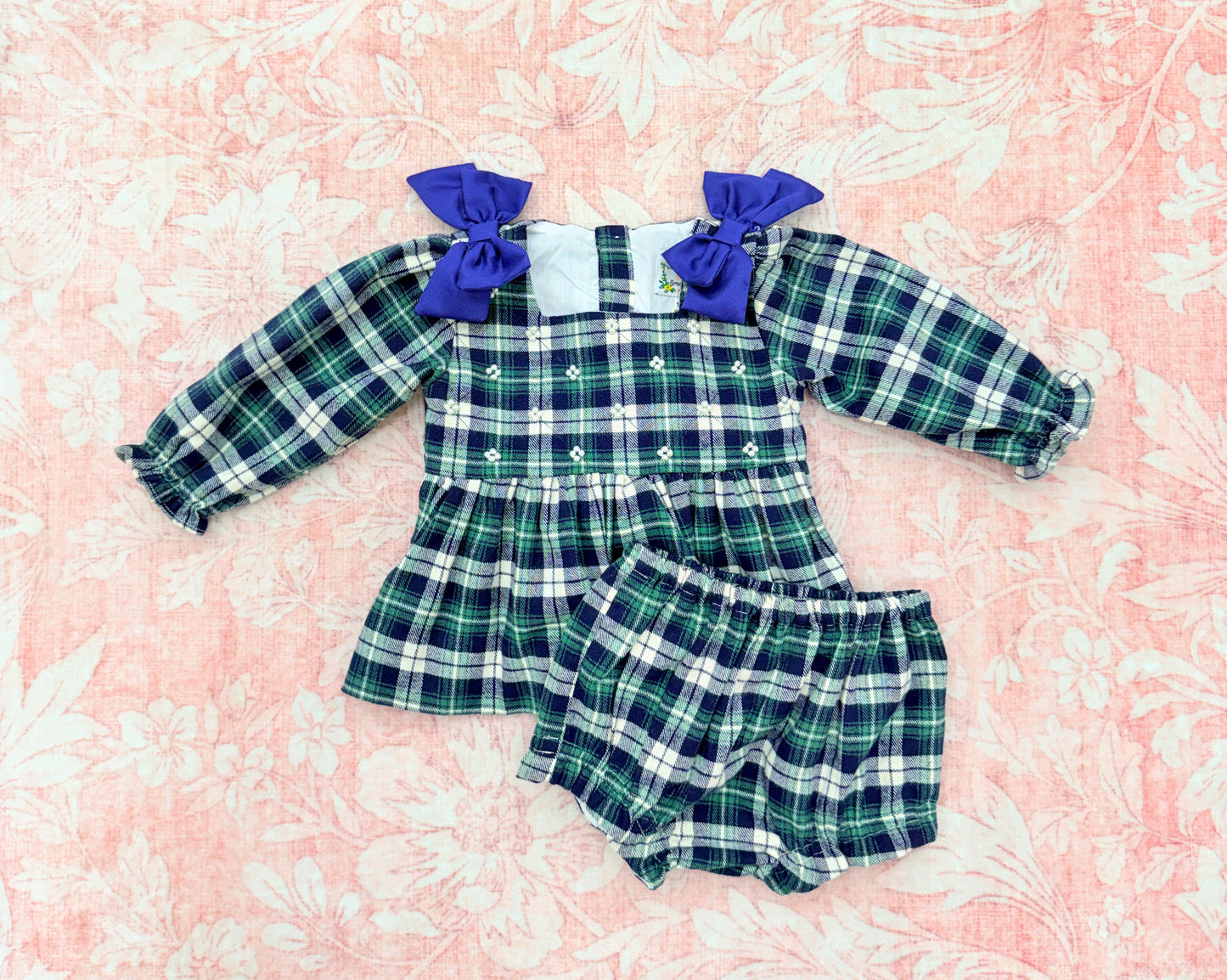 CLASSIC PLAID BLOOMER SET