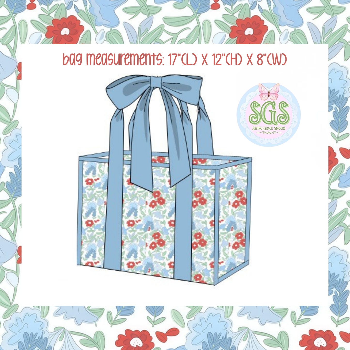 PATRIOTIC PETALS POOL BAG