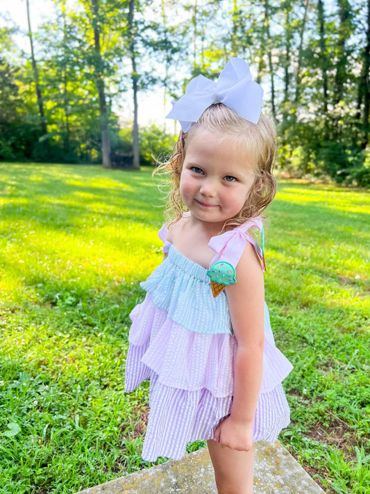 GIRL I SCREAM FOR ICE CREAM BLOOMER SET