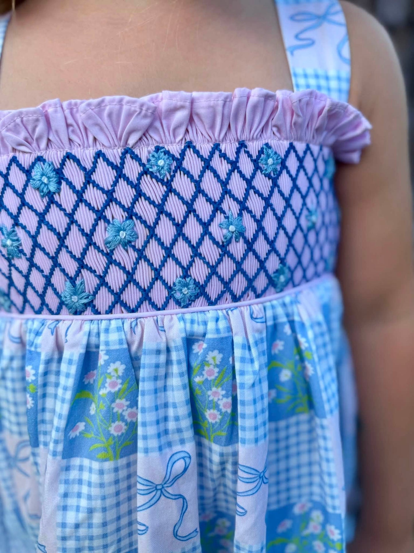 GIRLS SWEETGRASS PATCHWORK BUBBLE