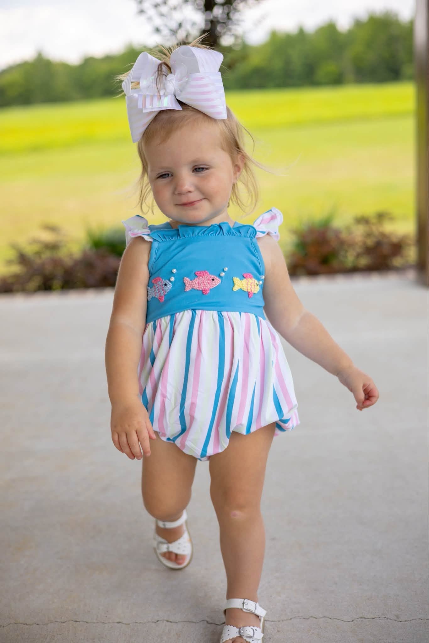 GIRLS CROCHET FISH BUBBLE