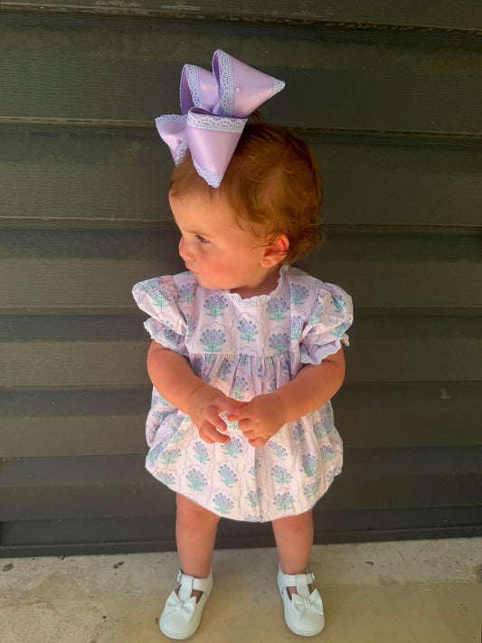 GIRLS LOTUS BOW BUBBLE