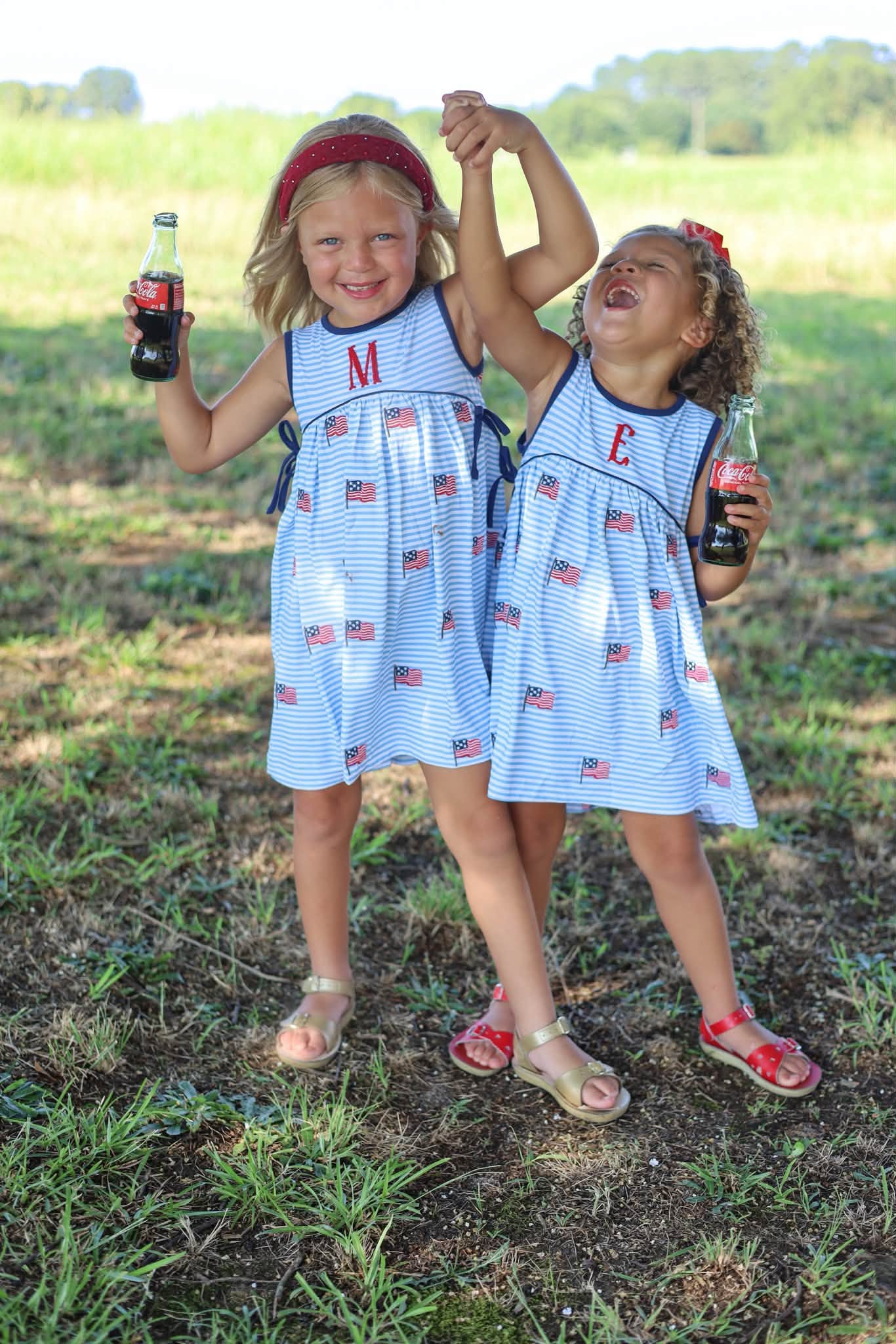 GIRLS LET FREEDOM RING DRESS