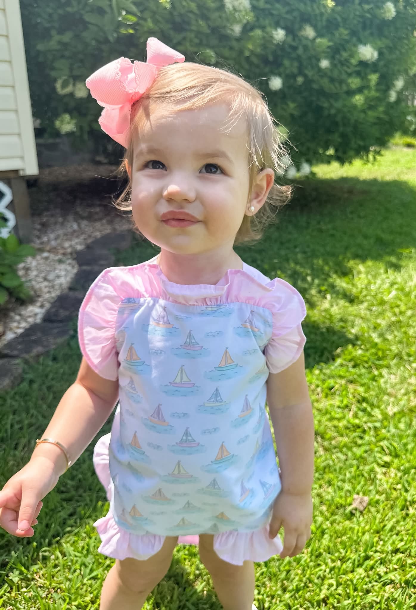 GIRLS COME SAIL AWAY SUNSUIT