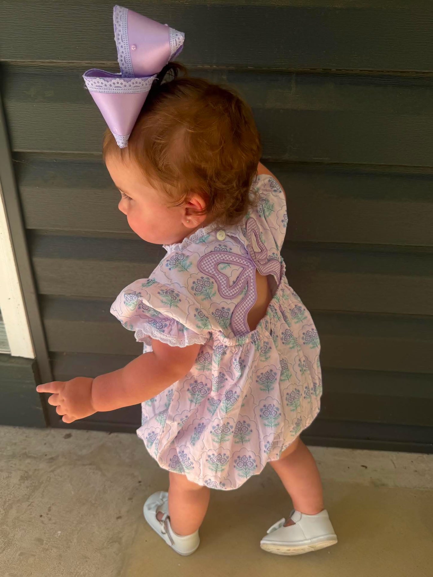 GIRLS LOTUS BOW BUBBLE